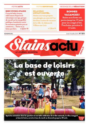 Stains actu n°1011 du 18 juillet 2019