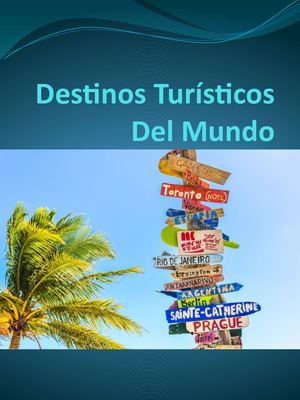 Destinos Turísticos Del Mundo