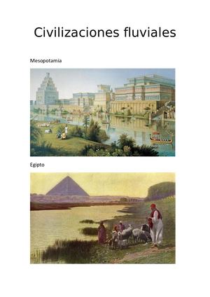 Civilizaciones Fluviales