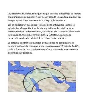 Civilizaciones Fluviales
