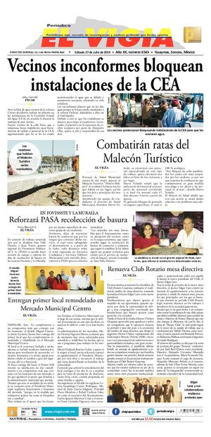 27 de julio del 2019