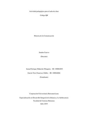 Actividad Lúdica El Gato Y El Raton