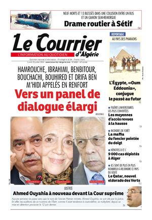 Le Courrier d'Algérie du lundi 29 juillet 2019