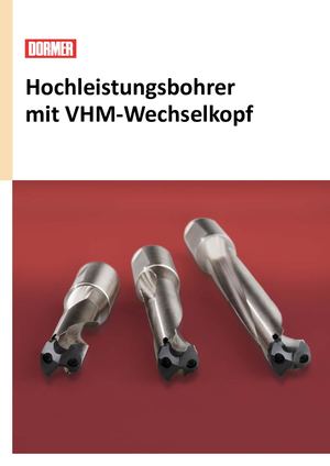 Hydra Hochleistungsbohrer mit VHM-Wechselkopf