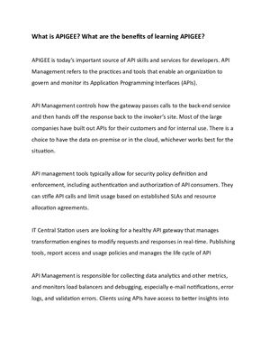 What Is Apigee? What are the benefits of Apigee?