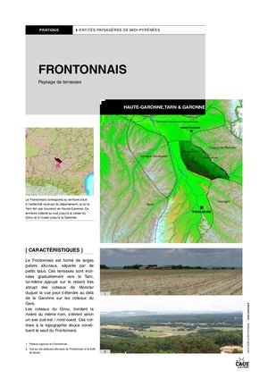 Entité paysagère du Frontonnais