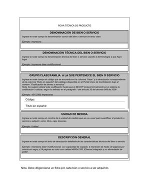 Formato Ficha Tecnica
