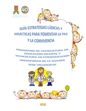 Cartilla Educando Para la Paz