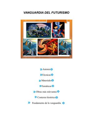 Vanguardia Del Futurismo y Dadaismo
