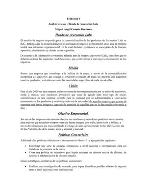Análisis De Caso Evidencia 6- Tienda de Accesorios Online