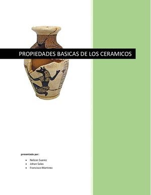 Propiedades Basicas De Los Ceramicos