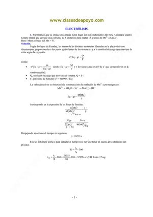 Electrolisis Soluciones