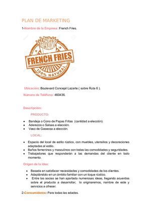 Plan De Marketing Marisa Benegas