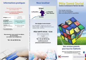 Plaquette Pôle Sante Social CCAS de Loireauxence