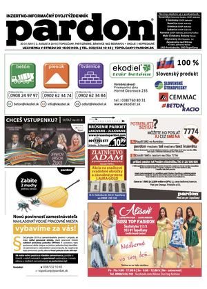 Pardon Topoľčany 30-31/2019