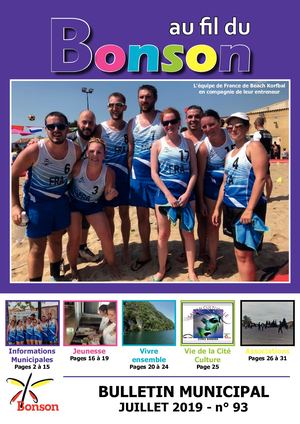 Revue municipale Juillet 2019