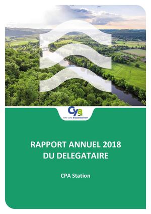 Rapport annuel 2018 - Assainissement