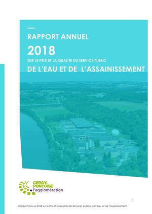 Rapport 2018 de la Communauté d'agglomération de Cergy-Pontoise