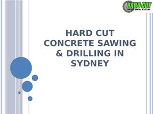 Best Solutions for Cutting & Drilling - Hard Cut Concrete Sawing & Drilling