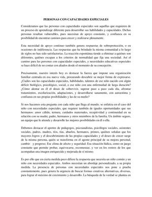 Personas Con Capacidades Especial Albina Choc