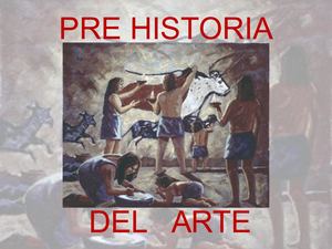 Arte Rupestre _Historia del Arte