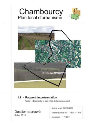 1 1 Rapport De Présentation Partie 1 Approuvé