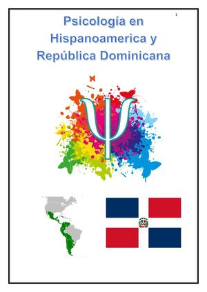 La Psicología en Hispanoamérica y República Dominicana