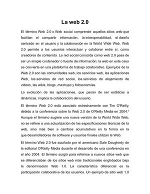 LA WEB 2.0 UIP A MANRIQUEZ
