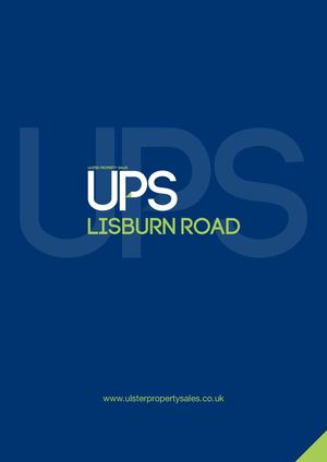 UPS Lisburn Road Brochure
