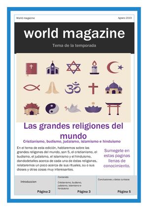 Las Grandes Religiones Del Mundo (1)