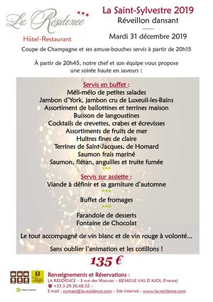 Soirée Nouvel An 2019 Pub