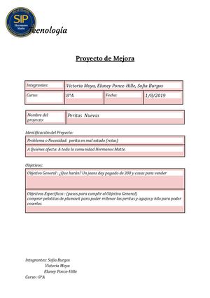Ficha Tecnica Proyecto