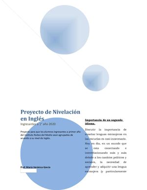 Proyecto Nivelacion