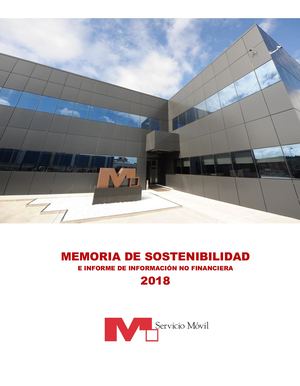 Memoria De Sostenibilidad Servicio Movil 2018 Verificada