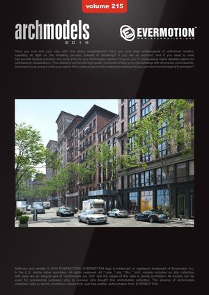 EVERMOTION ARCHMODELS VOL.215