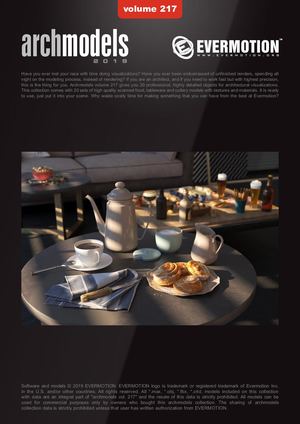 EVERMOTION ARCHMODELS VOL.217