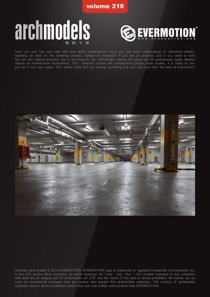 EVERMOTION ARCHMODELS VOL.218