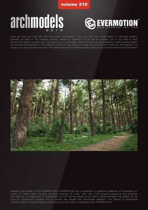 EVERMOTION ARCHMODELS VOL.219