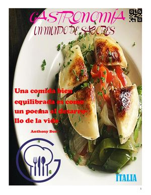 Revista De Gastronomia Italiana
