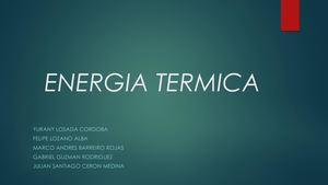 Energia Termica