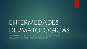 Enfermedades Dermatológicas