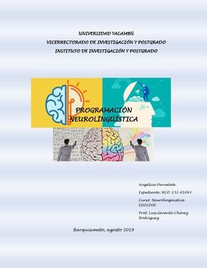 Programacion neurolinguistica