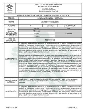 226765925 Tecnologo En Agrobiotecnologia