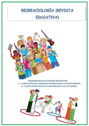 Organización de actividades recreativas