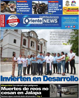 Periódico Oriente News Edición No 17