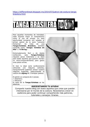 Tanga Brasilera