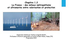 Geo 1 2 La France Des Milieux Métropolitains