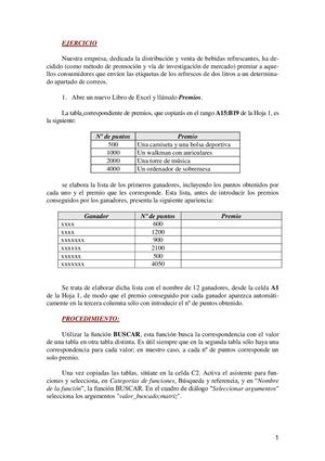 Ejercicios Funciones De Busqueda