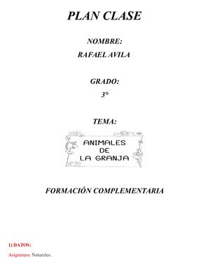 Rafael Avila Plan Clase 2