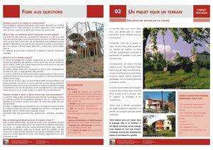 Fiche pratique - Un projet pour un terrain